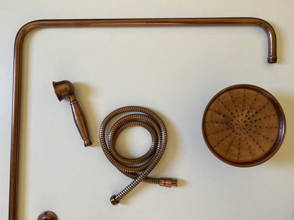 Tall Unlacquered Copper High-Arc System