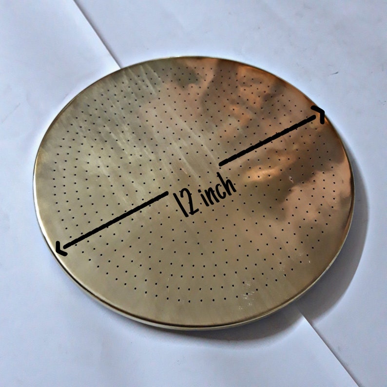 Brass unlacquered Rainfall Showerheads