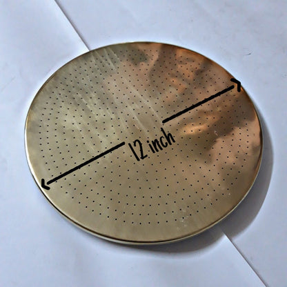 Brass unlacquered Rainfall Showerheads
