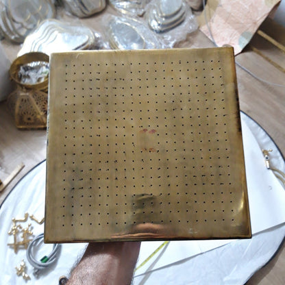 Unlacquered Brass Rain Shower Head