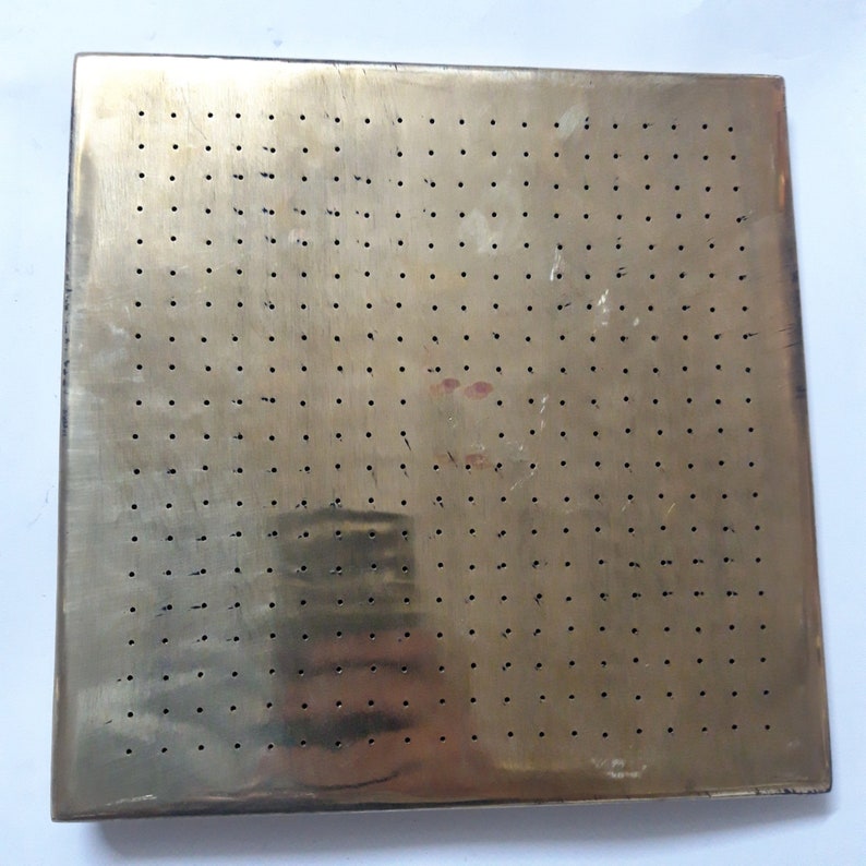 Unlacquered Brass Rain Shower Head