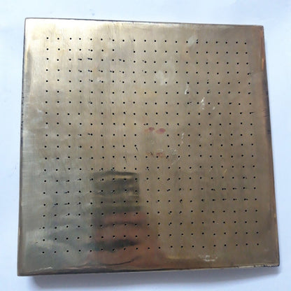 Unlacquered Brass Rain Shower Head