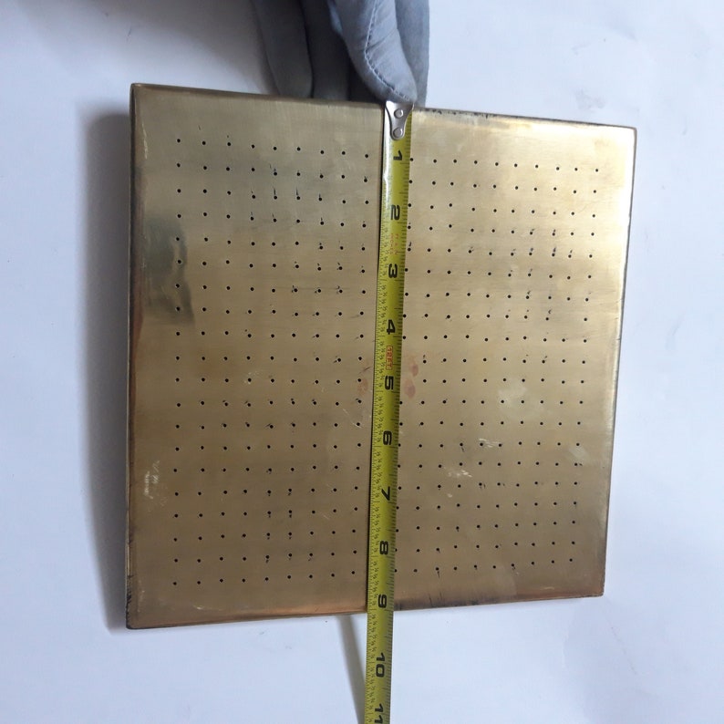 Unlacquered Brass Rain Shower Head