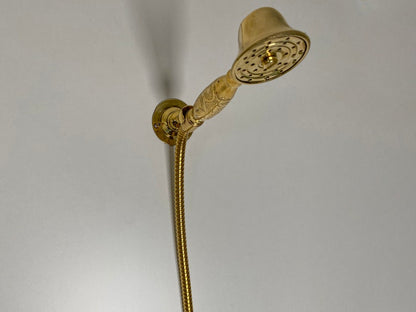 Solid Brass Single-Handle Shower System Featuring