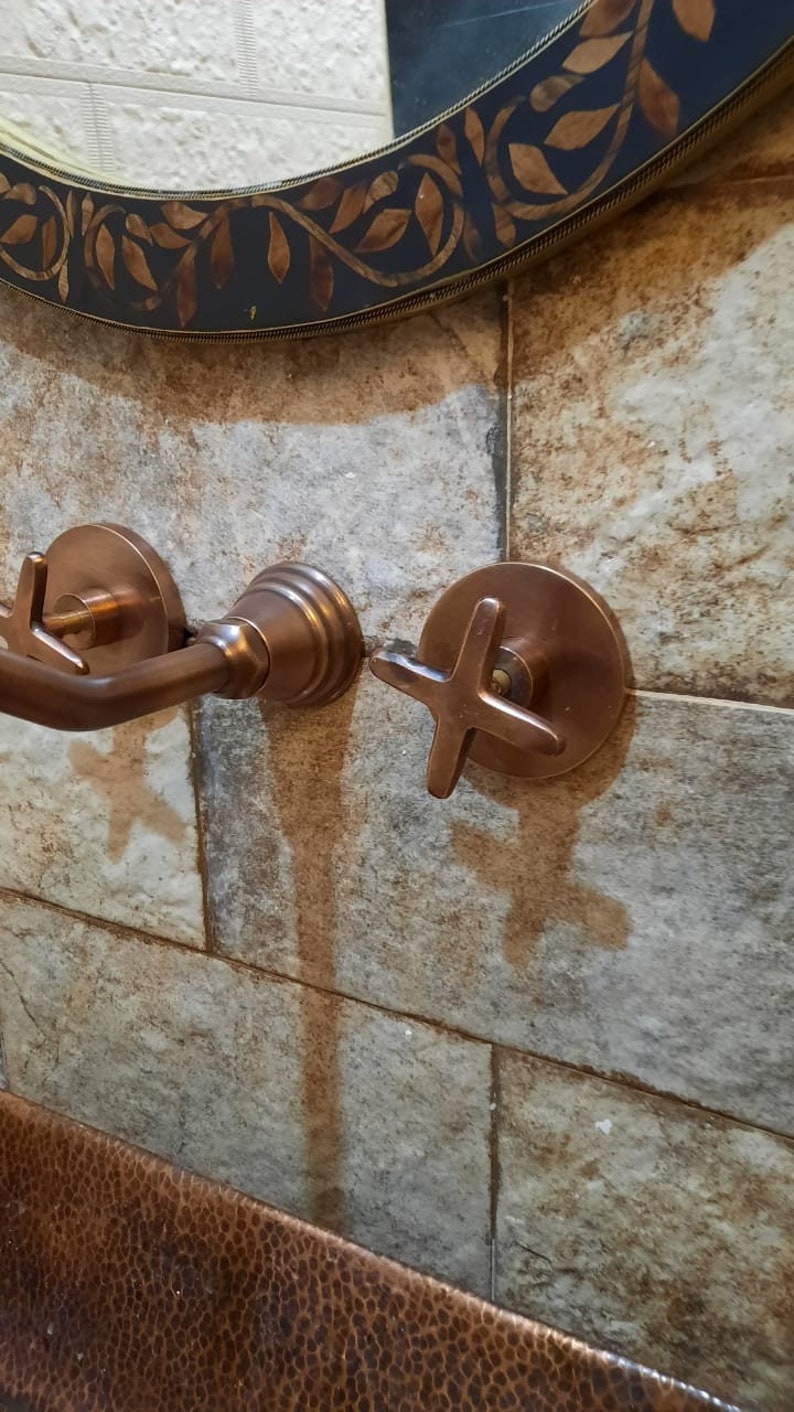 Artisan Widespread Brass Bathroom Faucet