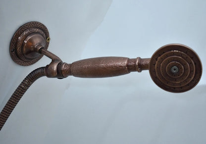 Copper Exposed Rainfall Shower System