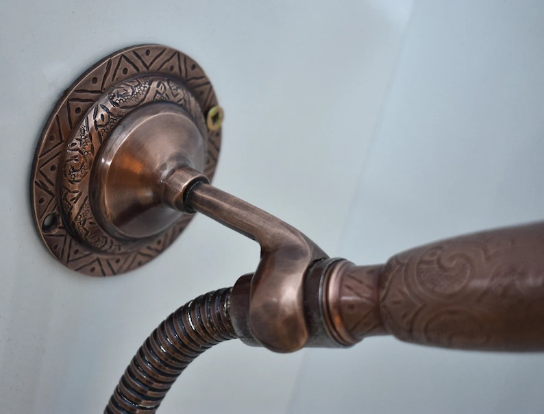 Copper Exposed Rainfall Shower System