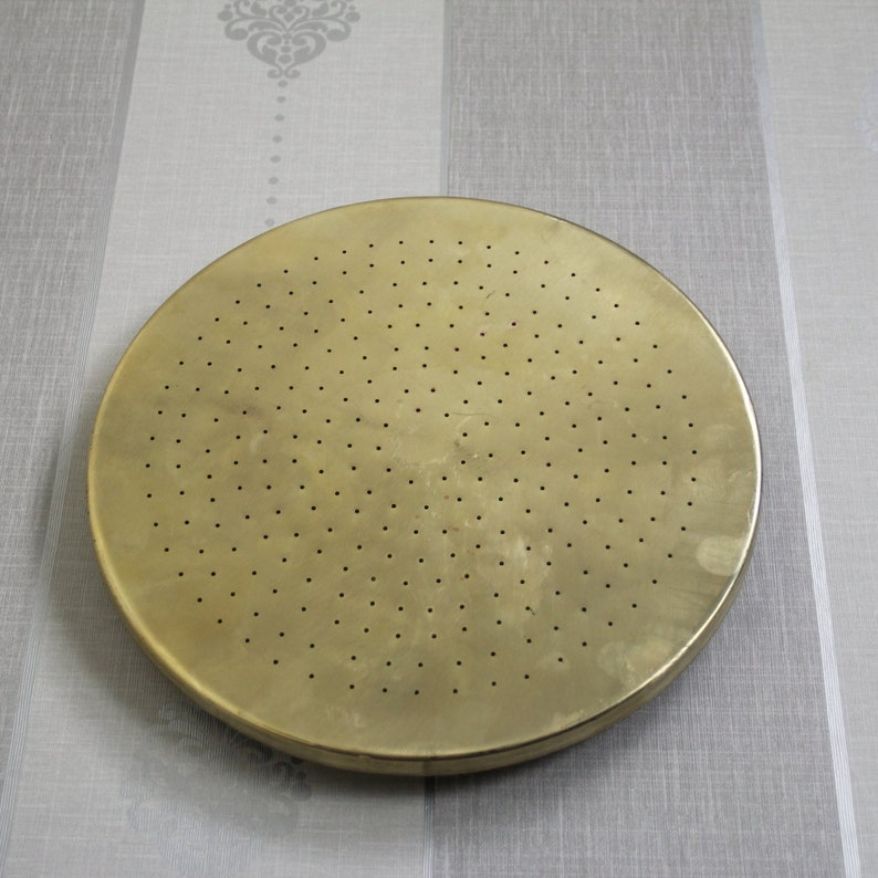 Brass unlacquered Rainfall Showerheads