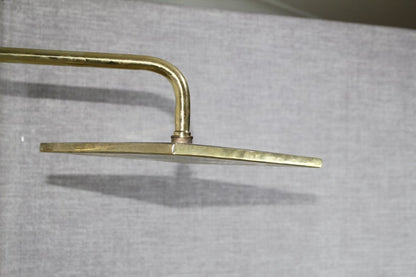 Unlacquered Brass Rain Shower Head