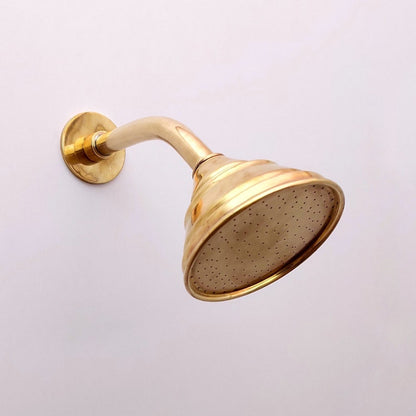 Moroccan Handcrafted Brass Rainfall Shower System
