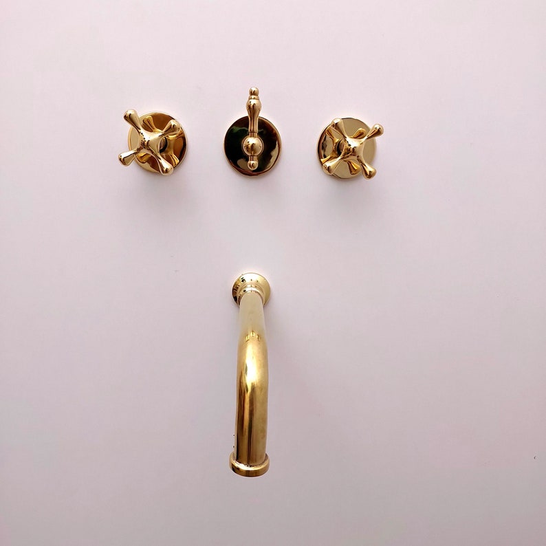 Moroccan Handcrafted Brass Rainfall Shower System