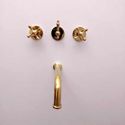 Moroccan Handcrafted Brass Rainfall Shower System