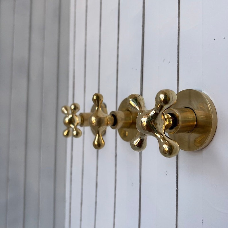 Antique Brass Exposed Rainfall System