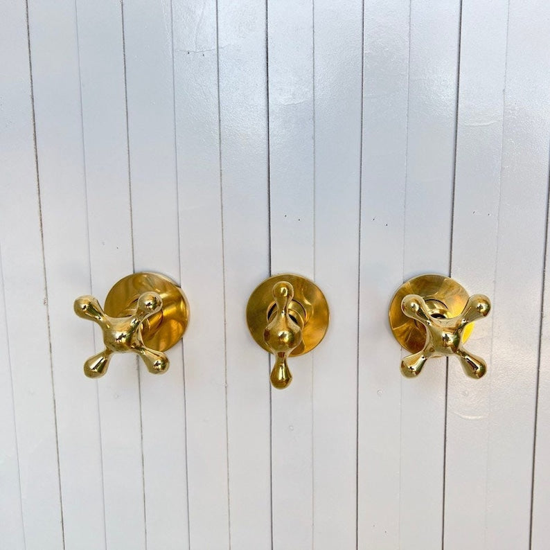 Antique Brass Exposed Rainfall System