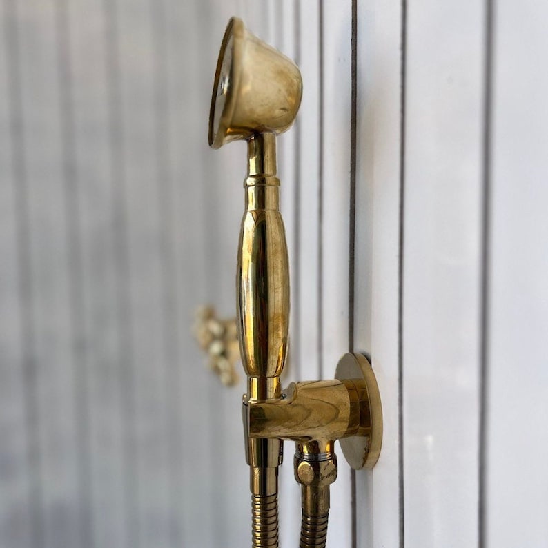 Antique Brass Exposed Rainfall System