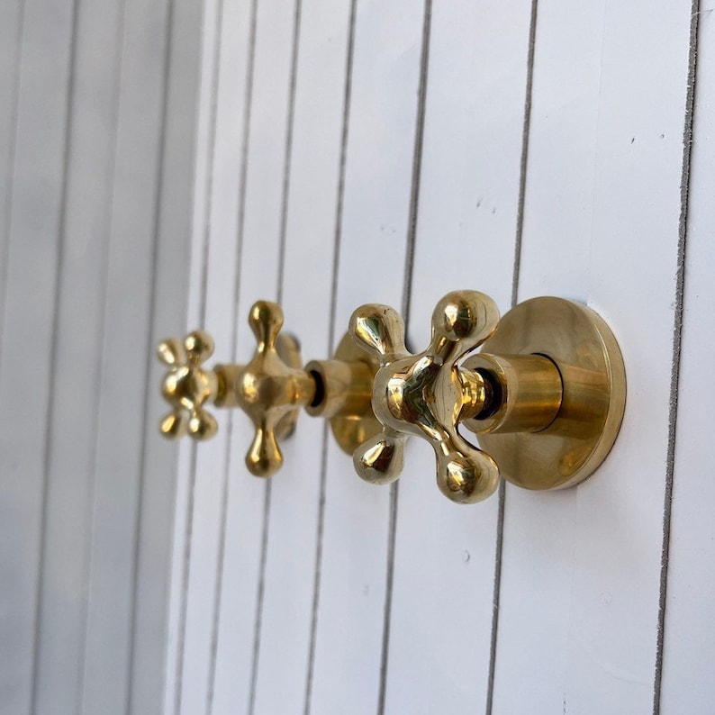 Antique Brass Exposed Rainfall System