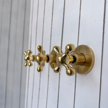 Antique Brass Exposed Rainfall System