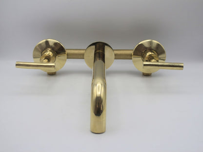 Modern Minimalist Brass Bridge Faucet
