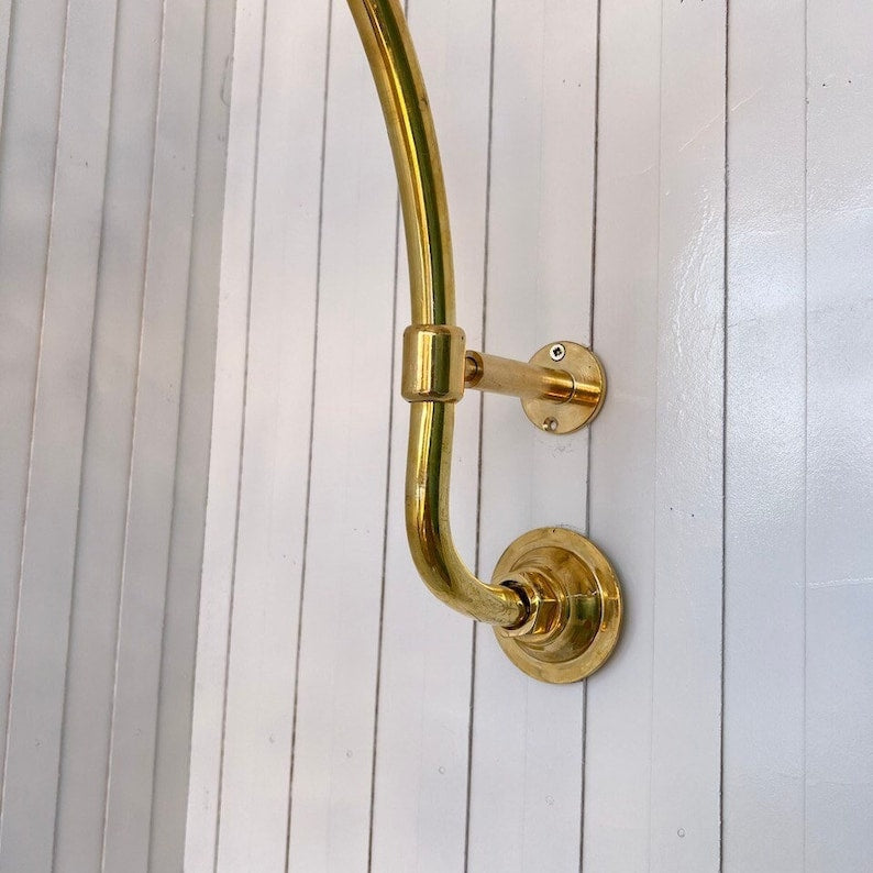 Antique Brass Exposed Rainfall System