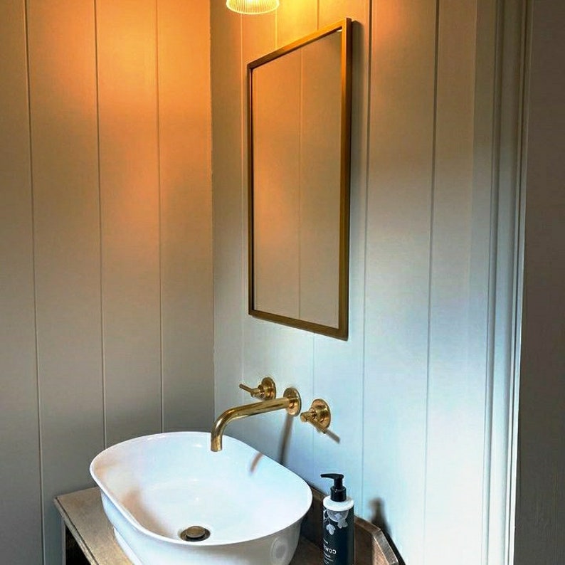 Modern Minimalist Brass Bridge Faucet