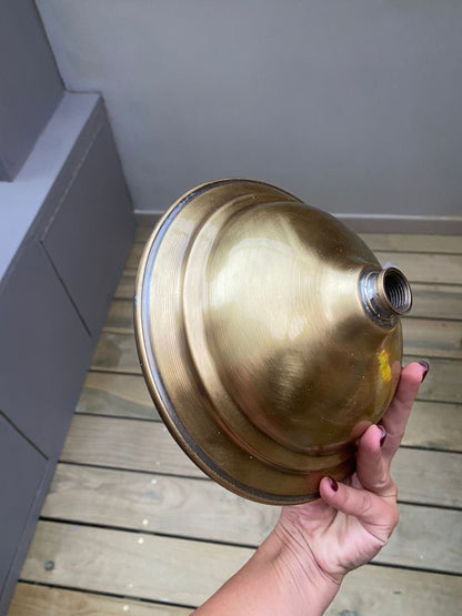 Antique Brass Exposed Rainfall Shower System