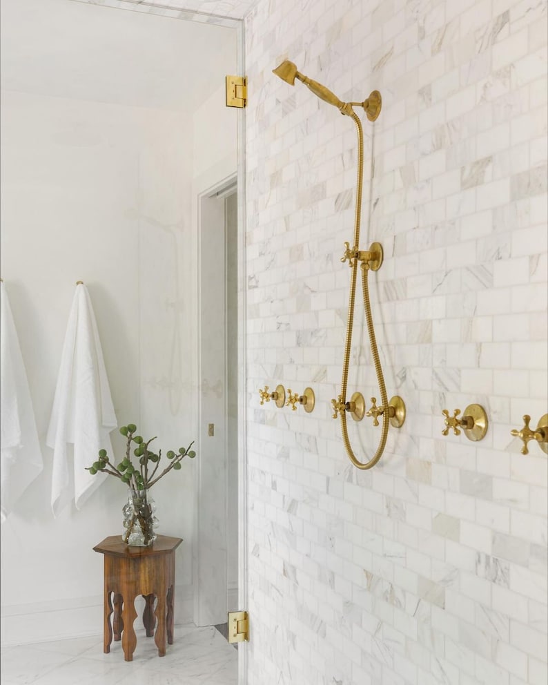 Revitalize your bathroom with this vintage-style shower system