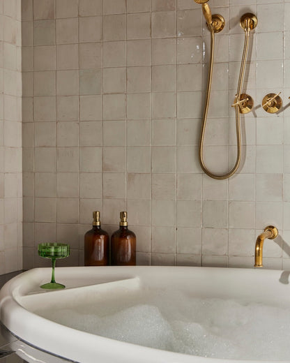 Revitalize your bathroom with this vintage-style shower system