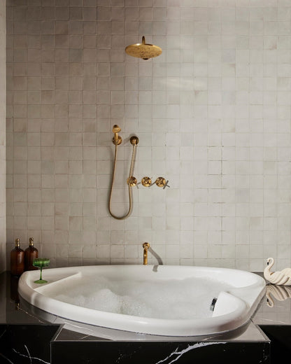 Revitalize your bathroom with this vintage-style shower system