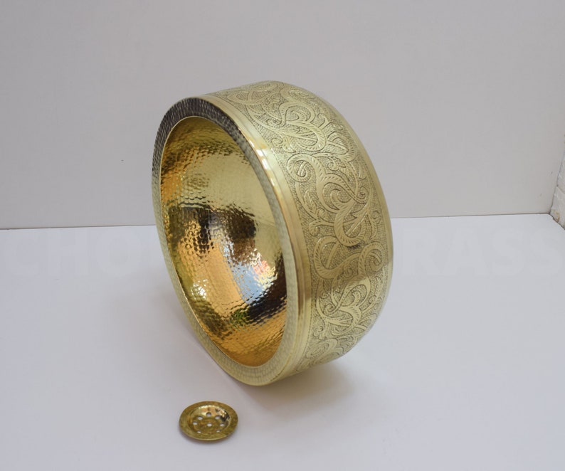 Polished Brass Swan Neck Vanity Tap