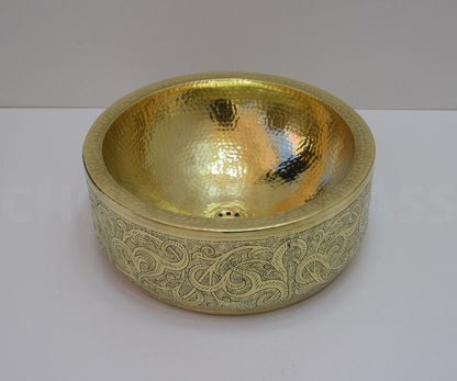 Polished Brass Swan Neck Vanity Tap