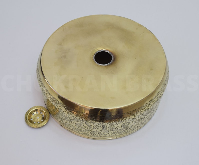 Polished Brass Swan Neck Vanity Tap