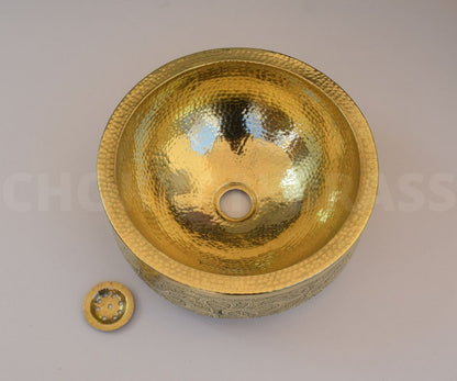 Polished Brass Swan Neck Vanity Tap