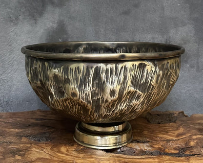 Industrial Distressed Brass Countertop Sink