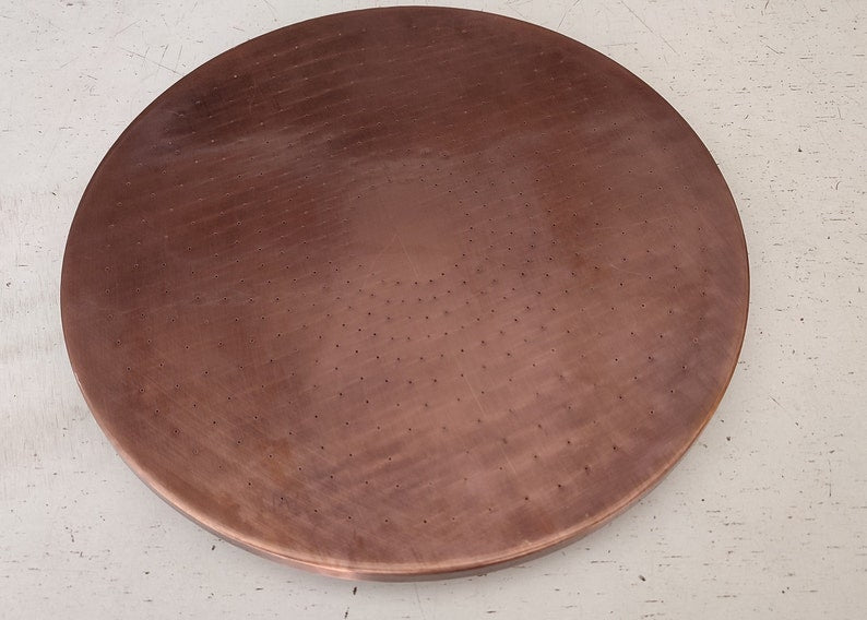 Artisan Unlacquered Copper &amp; Brass Rain Shower