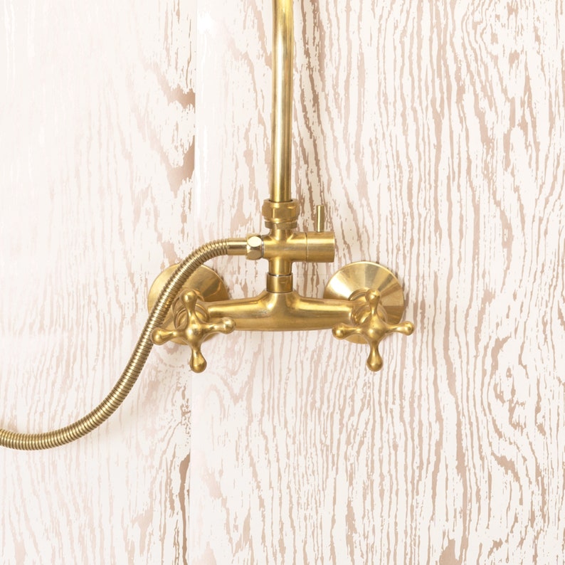 Handcrafted Moroccan Brass Shower System