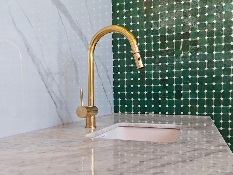 Pull Down Solid Brass Sink Faucet