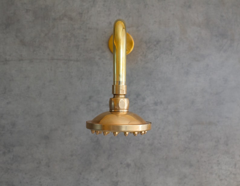 Artisan Unlacquered Rain Shower