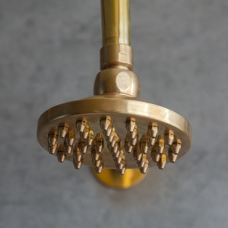 Artisan Unlacquered Rain Shower