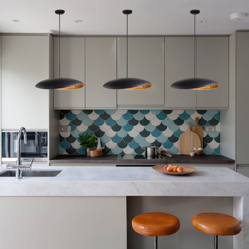 Modern Moroccan Elliptical Pendant