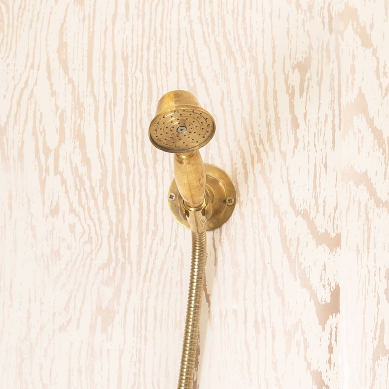 Handcrafted Moroccan Brass Shower System
