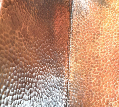 Hand-Hammered Square Copper Prep and Bar Sink