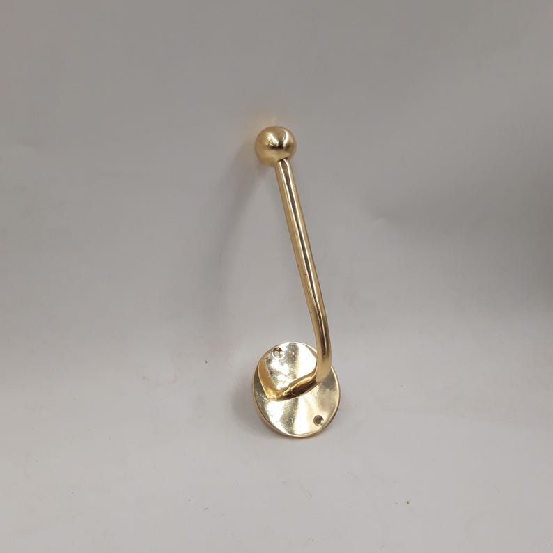 Solid Brass Bathroom Roll Holder  L-Shaped Toilet Paper Holder
