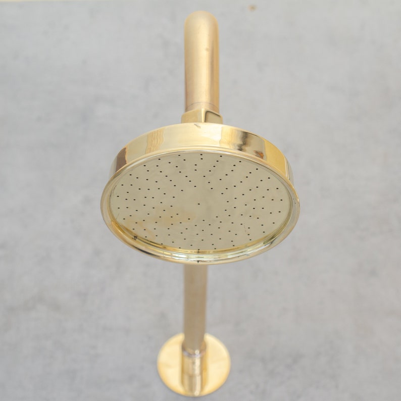 Artisan Unlacquered Rain Shower