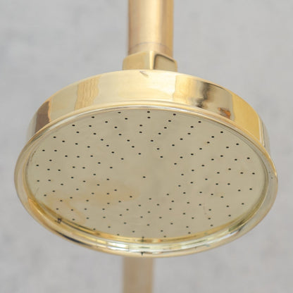 Artisan Unlacquered Rain Shower