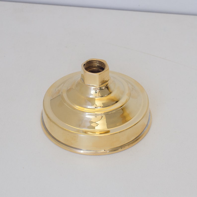 Artisan Unlacquered Rain Shower
