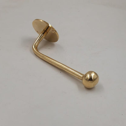 Solid Brass Bathroom Roll Holder  L-Shaped Toilet Paper Holder