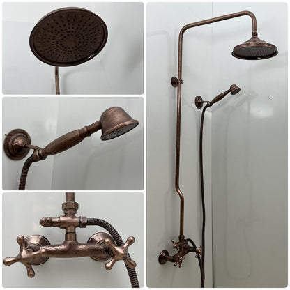 Modern Unlacquered Copper Concealed Set