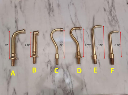 Antique Brass Exposed Rainfall Shower System