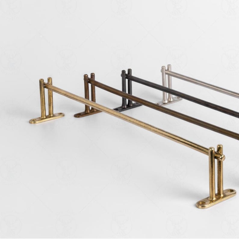 Vintage Towel Holder Solid Brass Towel Rail