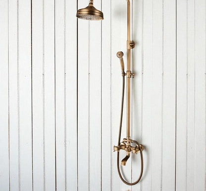 Antique Brass Shower System
